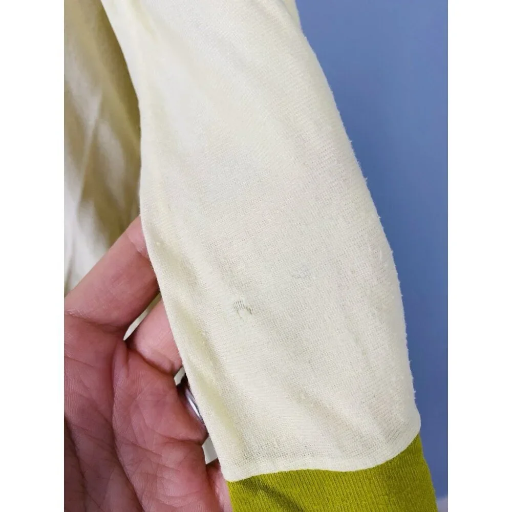 Vintage 70s JC Penney Gaymode Nightgown Size S Love Hippie Yellow Nightshirt
